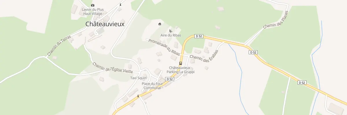 Plan du 157 Rue du Chateau à Châteauvieux