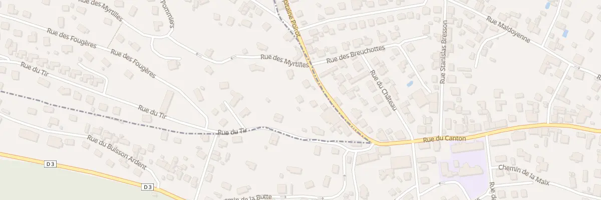 Plan du 11 Rue des Frères Bexon à Saint-Nabord