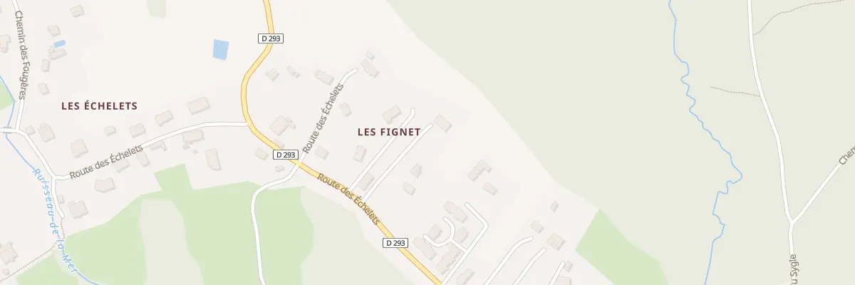 Plan du 42B Rte des Echelets à Mélisey