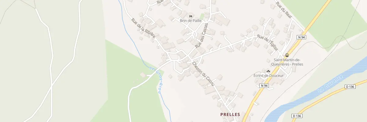 Plan du 15 Rue du Mail à Saint-Martin-de-Queyrières