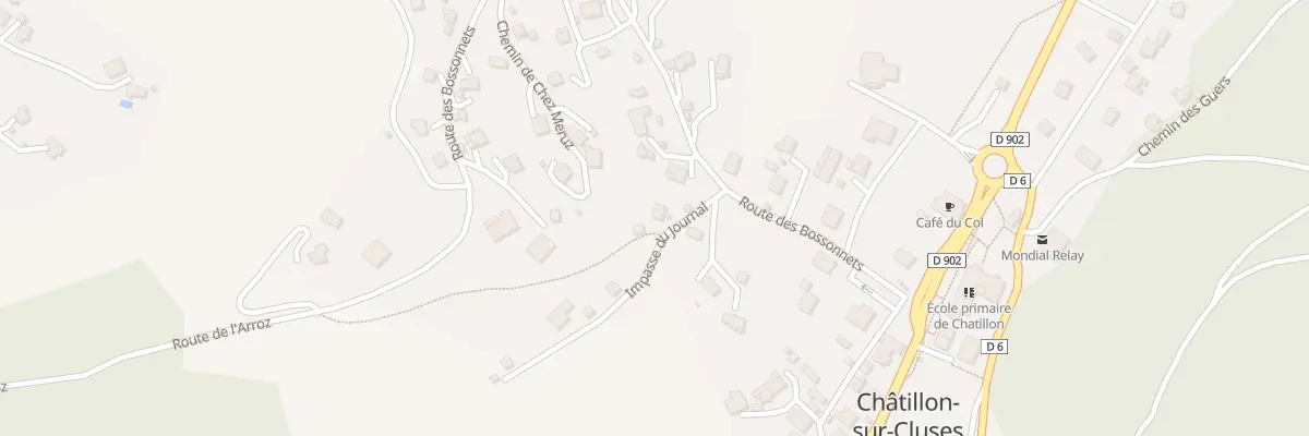 Plan du 50 Imp du Journal à Châtillon-sur-Cluses