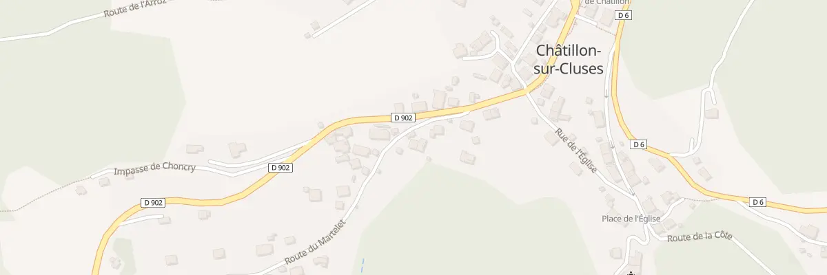 Plan du 65A Rte du Martelet à Châtillon-sur-Cluses