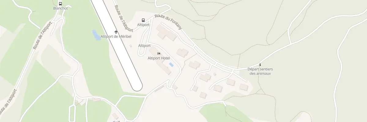 Plan du 268 Rte du Fontany aux Allues