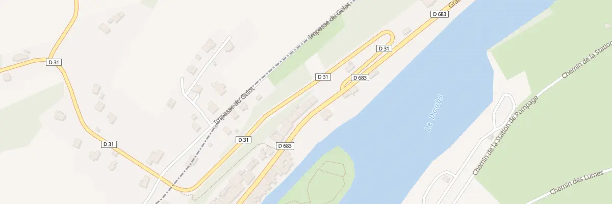 Plan du 65 Gr Grande Rue à L’Isle-sur-le-Doubs