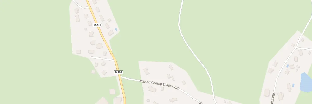 Plan du 1T Rue du Champ Lallemand à Palante