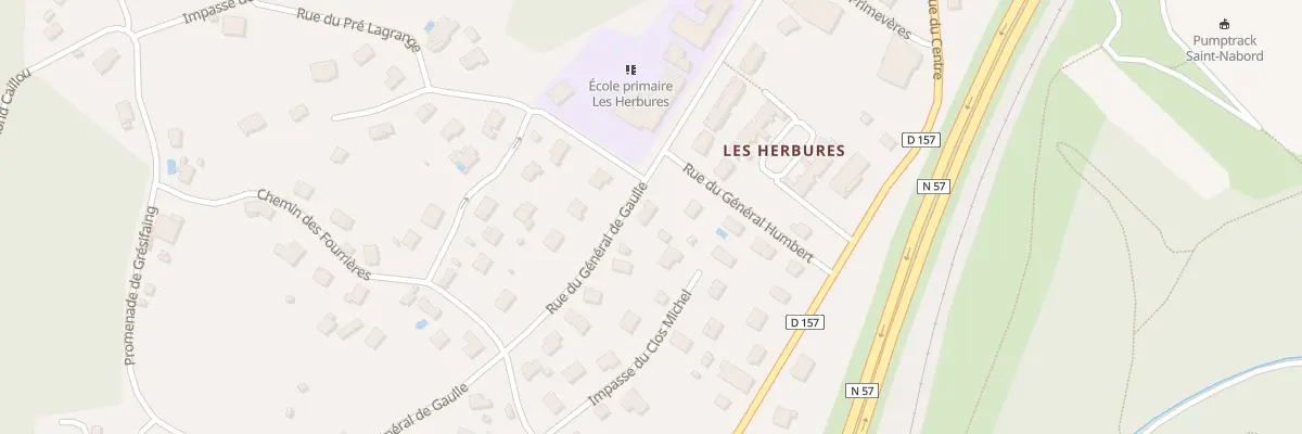 Plan du 22 Rue du Général de Gaulle à Saint-Nabord
