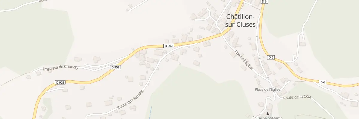 Plan du 65 Rte du Martelet à Châtillon-sur-Cluses