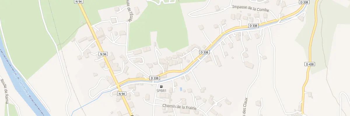Plan du 255 Rte du Lauzet à La Roche-de-Rame