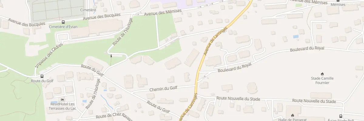 Plan du 31 Av De Larringes à Évian-les-Bains