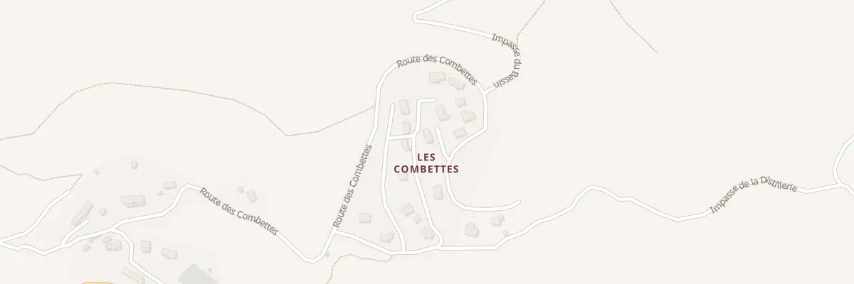 Plan du 7111 Les Combettes à Demandolx