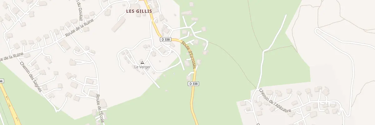Plan du 665 Rte d’Escroses à La Roche-de-Rame