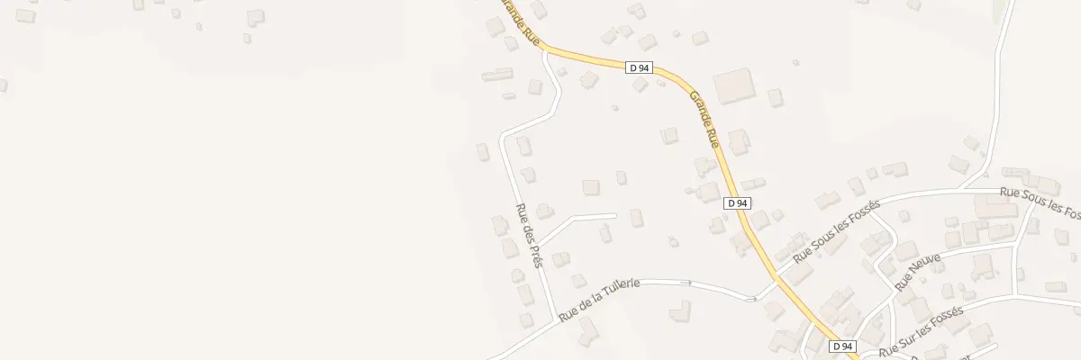 Plan du 8 Rue des Prés à Granges-le-Bourg
