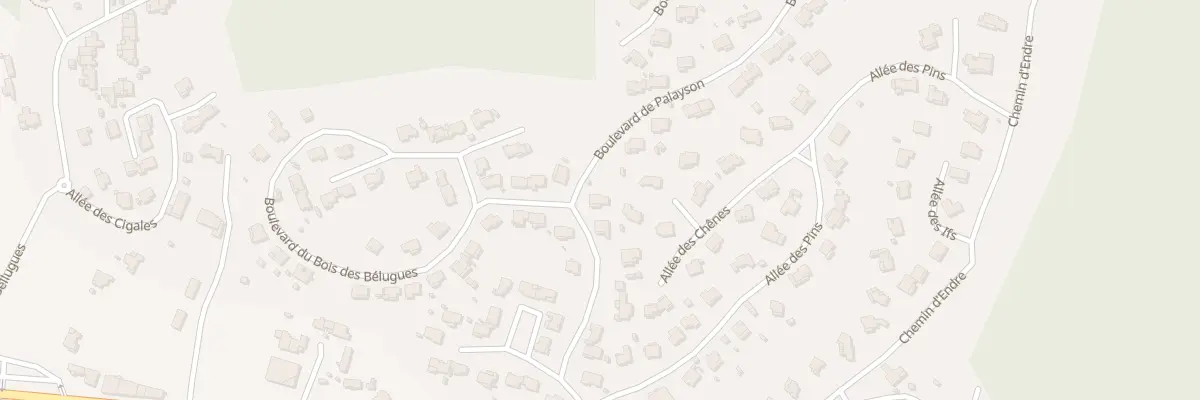 Plan du 37 Bd du Bois des Bellugues au Muy