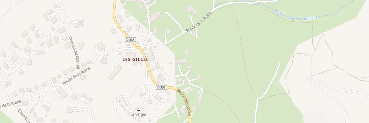 Plan du 71 Che des Cours à La Roche-de-Rame