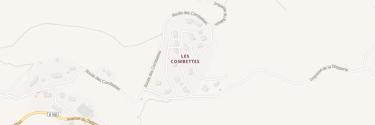 Plan du 9999 Les Combettes à Demandolx