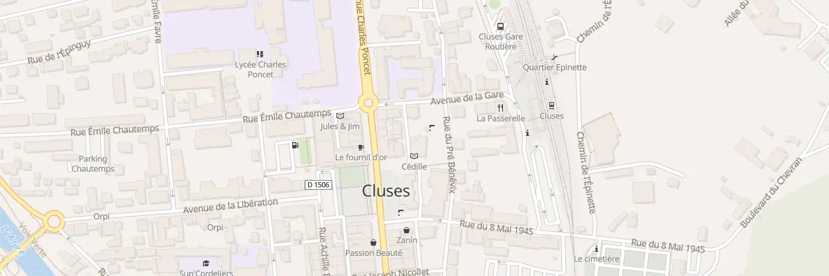 Plan du 3 Pl de l’Église à Cluses
