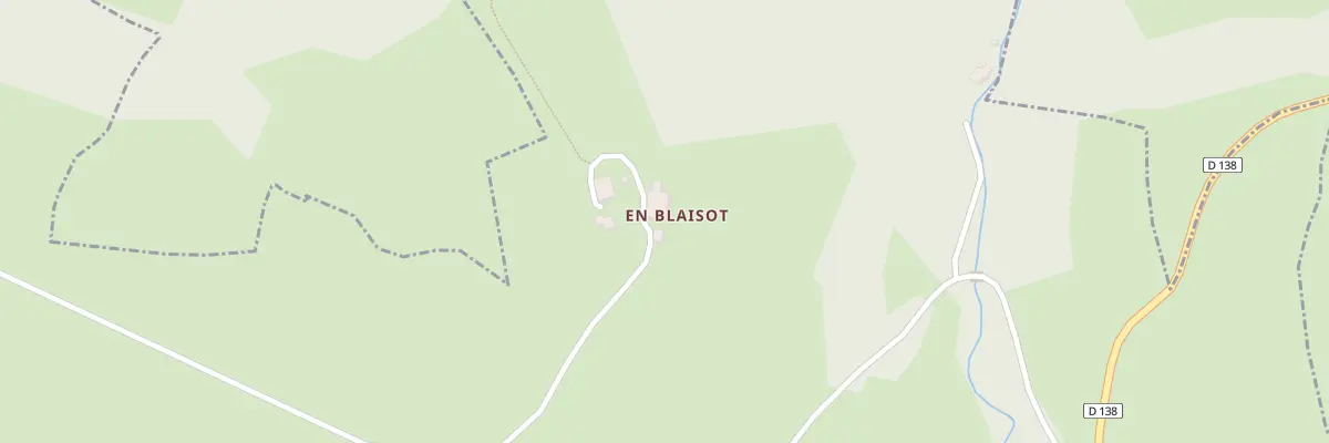 Plan du 5134 En Blaisot à La Longine