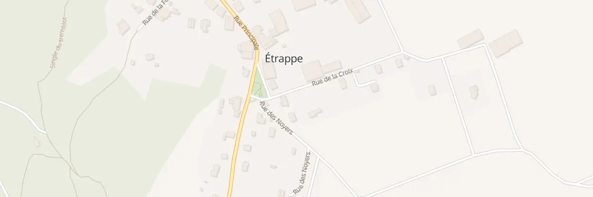 Plan du 2 Rue de la Croix à Étrappe