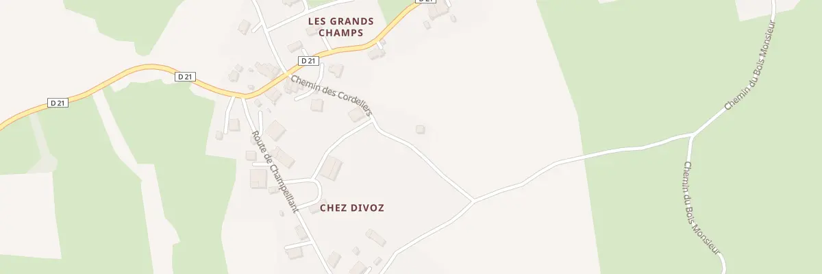 Plan du 161 Che des Cordeliers à Féternes