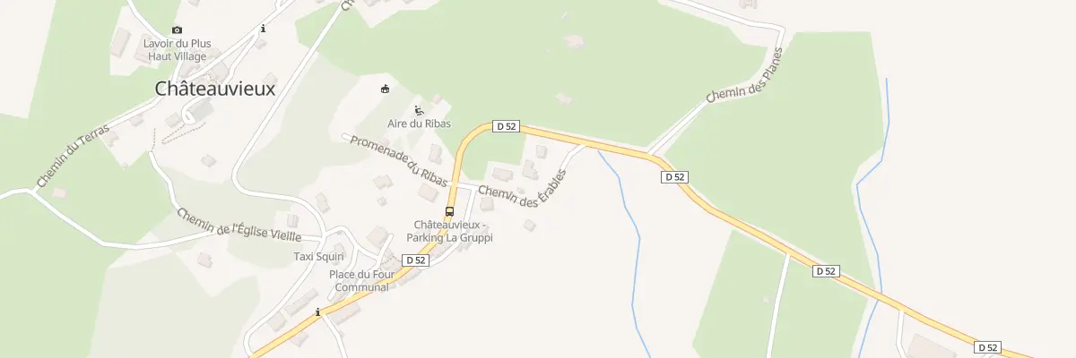 Plan du 207 Che des Erables à Châteauvieux
