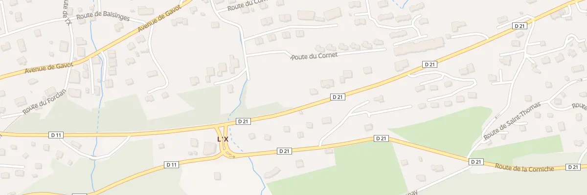 Plan du 50 Rte de la Corniche à Évian-les-Bains