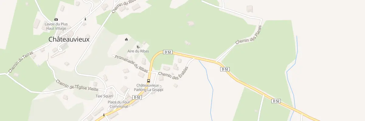 Plan du 5004 Le Ribas à Châteauvieux