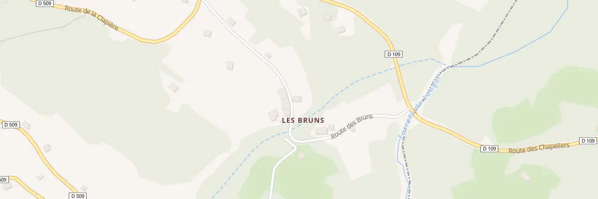 Plan du 239 Les Bruns aux Thuiles