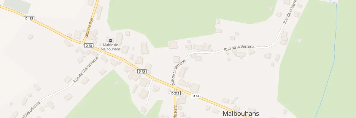Plan du 1 Rue de la Verrerie à Malbouhans