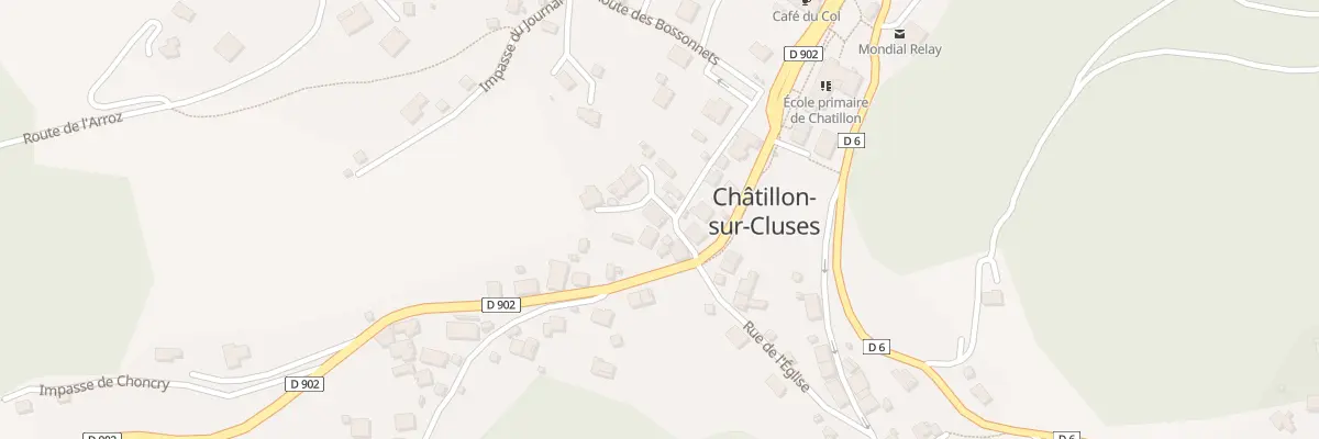 Plan du 100 Rue émile devant à Châtillon-sur-Cluses
