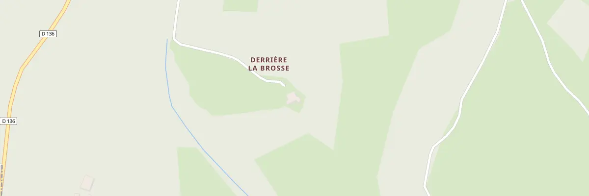 Plan du 5017 La Brosse Pres le Sarroux à La Montagne