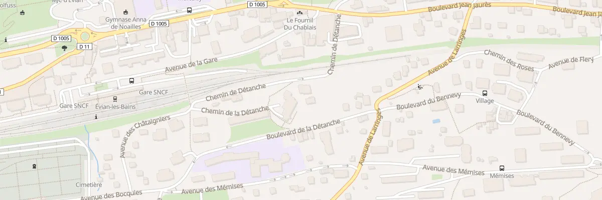 Plan du 5 Che De La Detanche à Évian-les-Bains