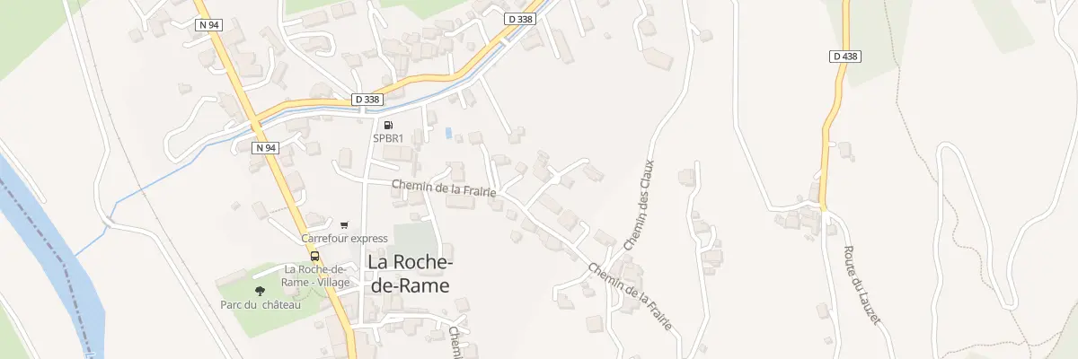 Plan du 5093 Le Clot à La Roche-de-Rame