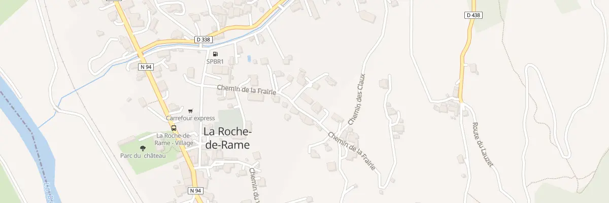 Plan du 5802 La Frairie à La Roche-de-Rame