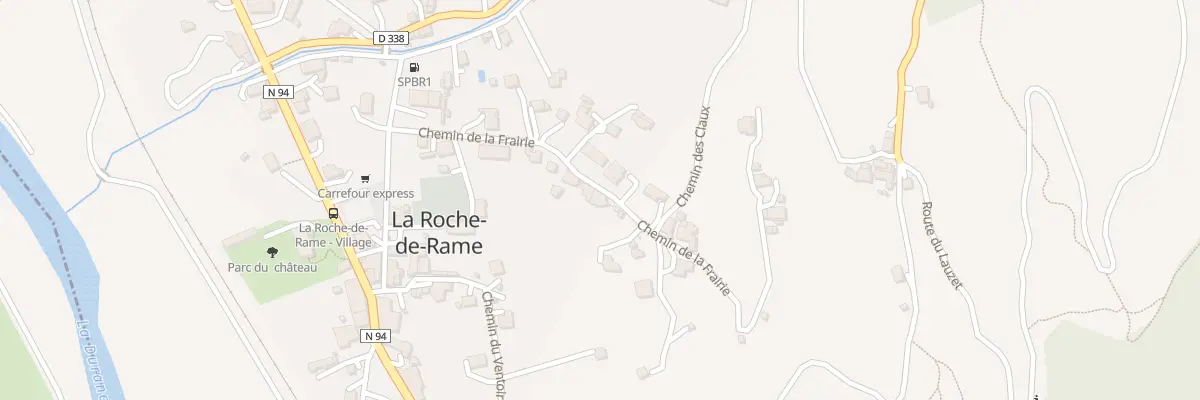Plan du 5087 La Frairie à La Roche-de-Rame