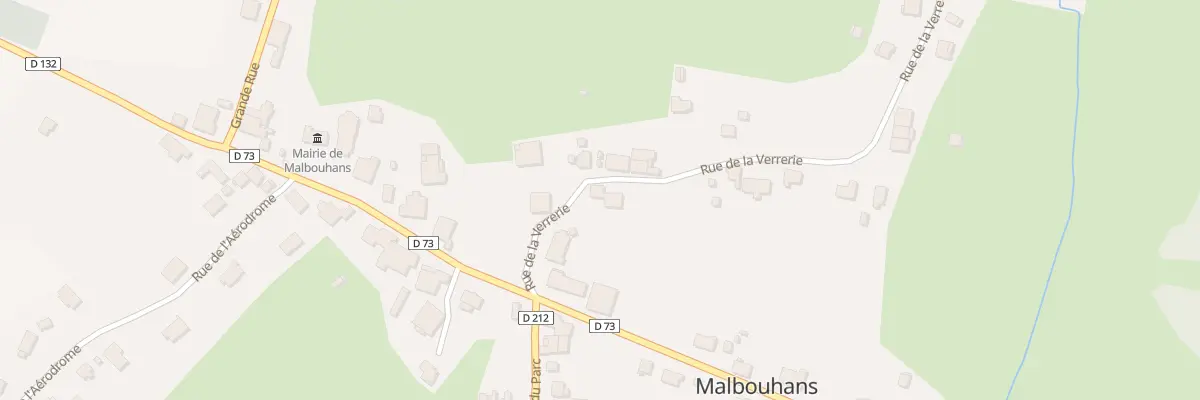 Plan du 4 Rue de la Verrerie à Malbouhans