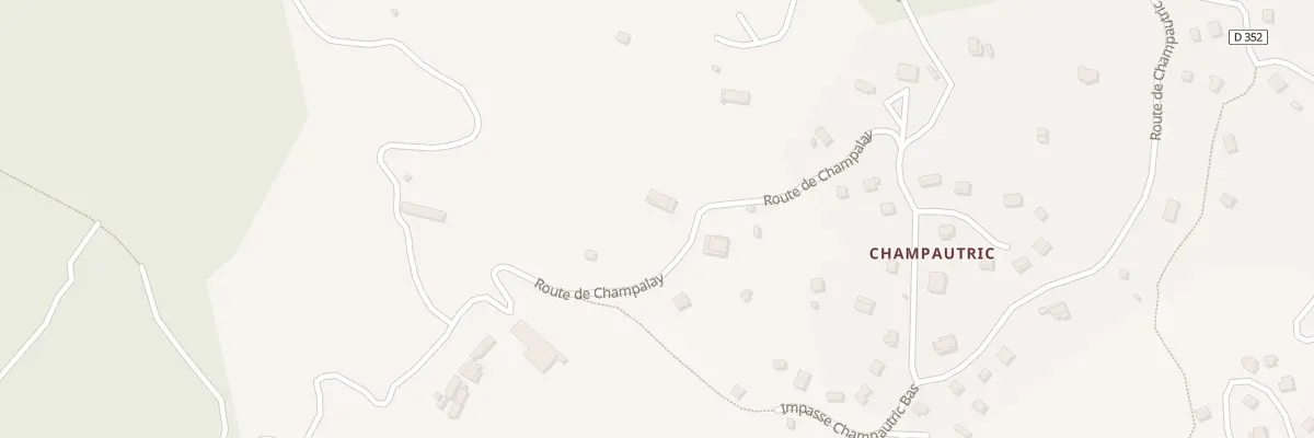 Plan du 7216 Champalay à Beauvezer