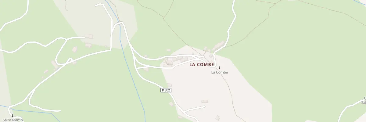 Plan du 5023 Combe et Chastel à Beauvezer