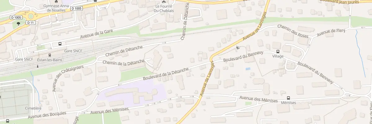 Plan du 44 Bd De La Detanche à Évian-les-Bains