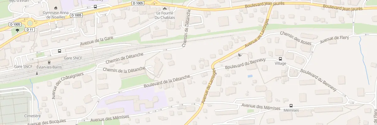 Plan du 46 Bd De La Detanche à Évian-les-Bains