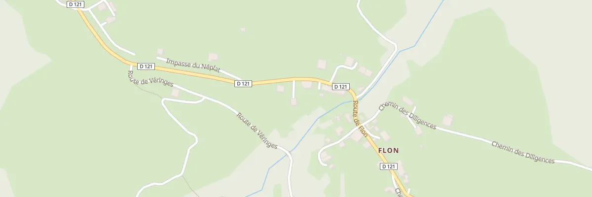 Plan du 260 Rte de Flon à Féternes