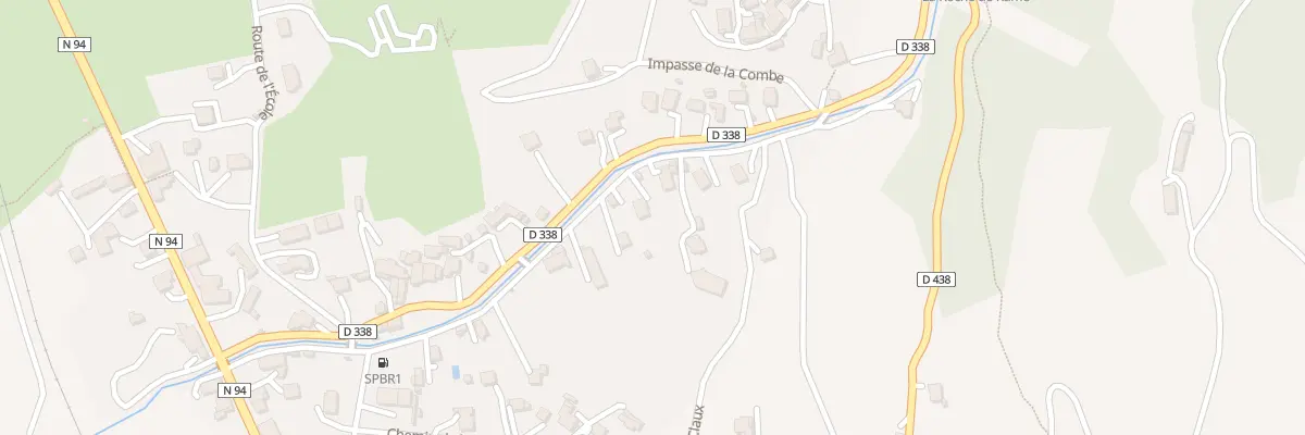 Plan du 372 Rte de Bouchouse à La Roche-de-Rame