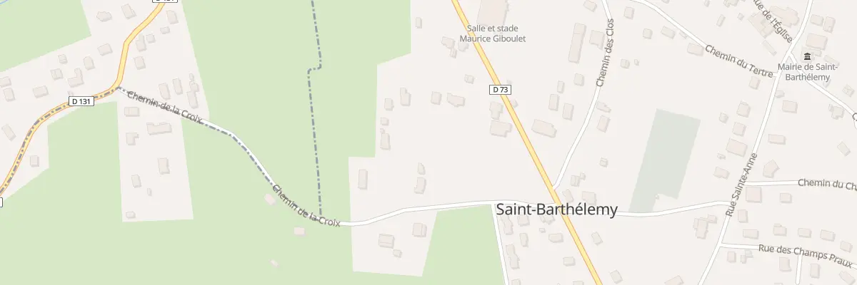 Plan du 2 Che de la Croix à Saint-Barthélemy