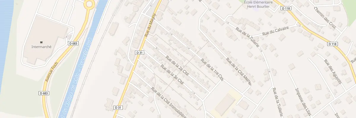 Plan du 19 Rue de la 2e Cite à L’Isle-sur-le-Doubs