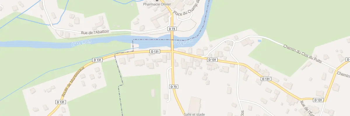 Plan du 1 Rte de Ronchamp à Saint-Barthélemy