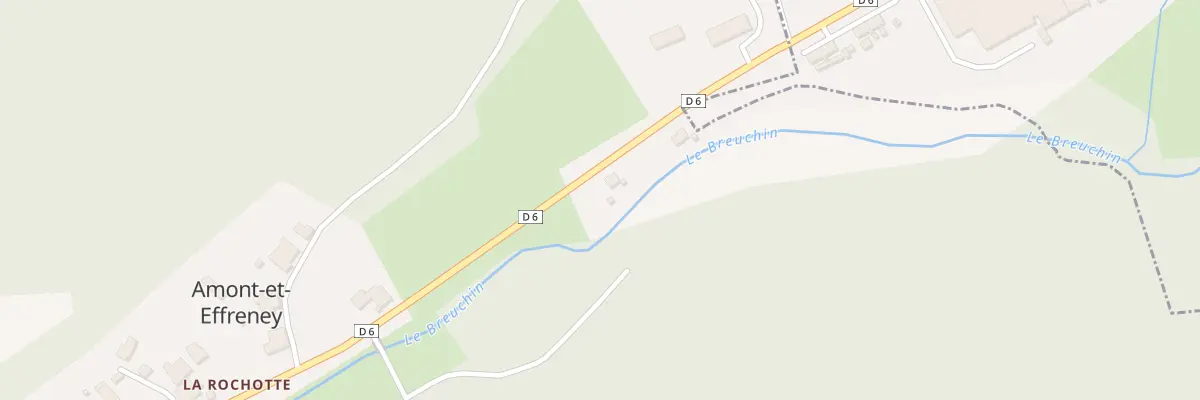 Plan du 12 La Rochotte à Amont-et-Effreney