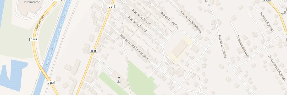 Plan du 19 Rue de la Cite Immobiliere à L’Isle-sur-le-Doubs