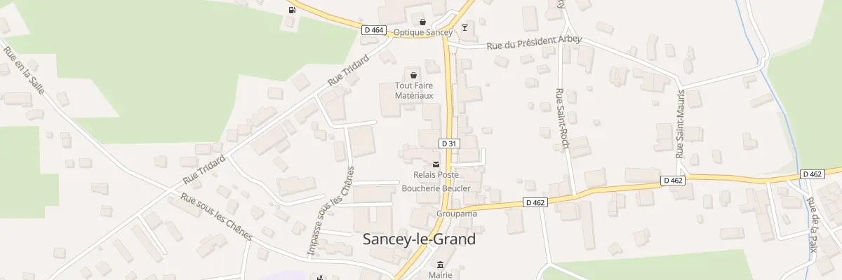 Plan du 25 Rue du 7 Septembre 1944 à Sancey