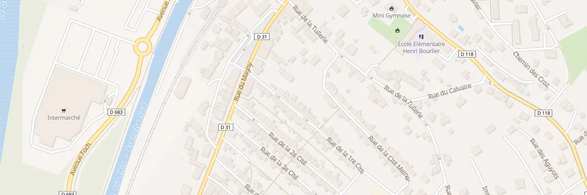 Plan du 5 Rue de la 1e Cite à L’Isle-sur-le-Doubs