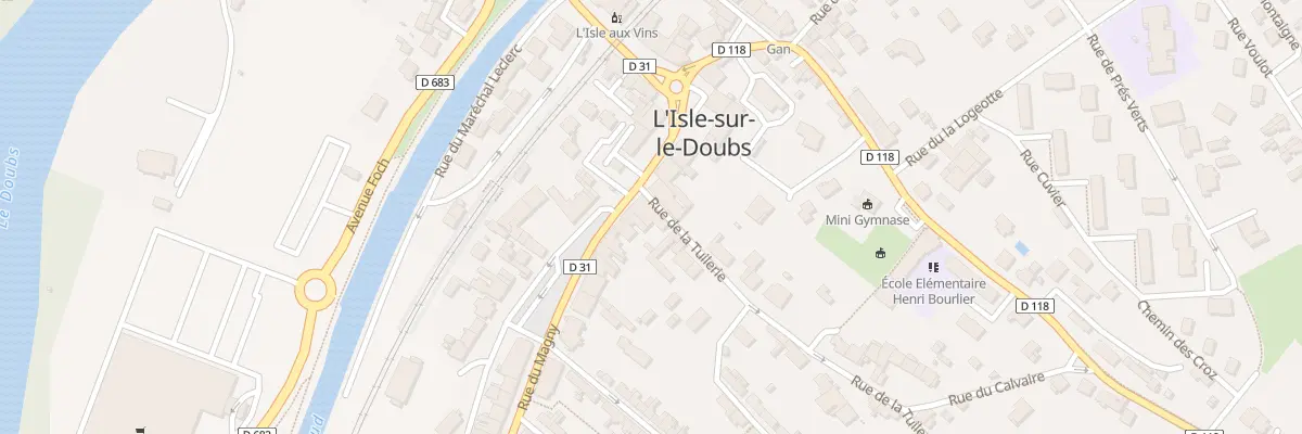 Plan du 2C Rue de la Tuilerie à L’Isle-sur-le-Doubs