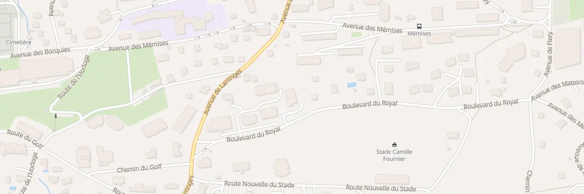 Plan du 8 Bd Du Royal à Évian-les-Bains